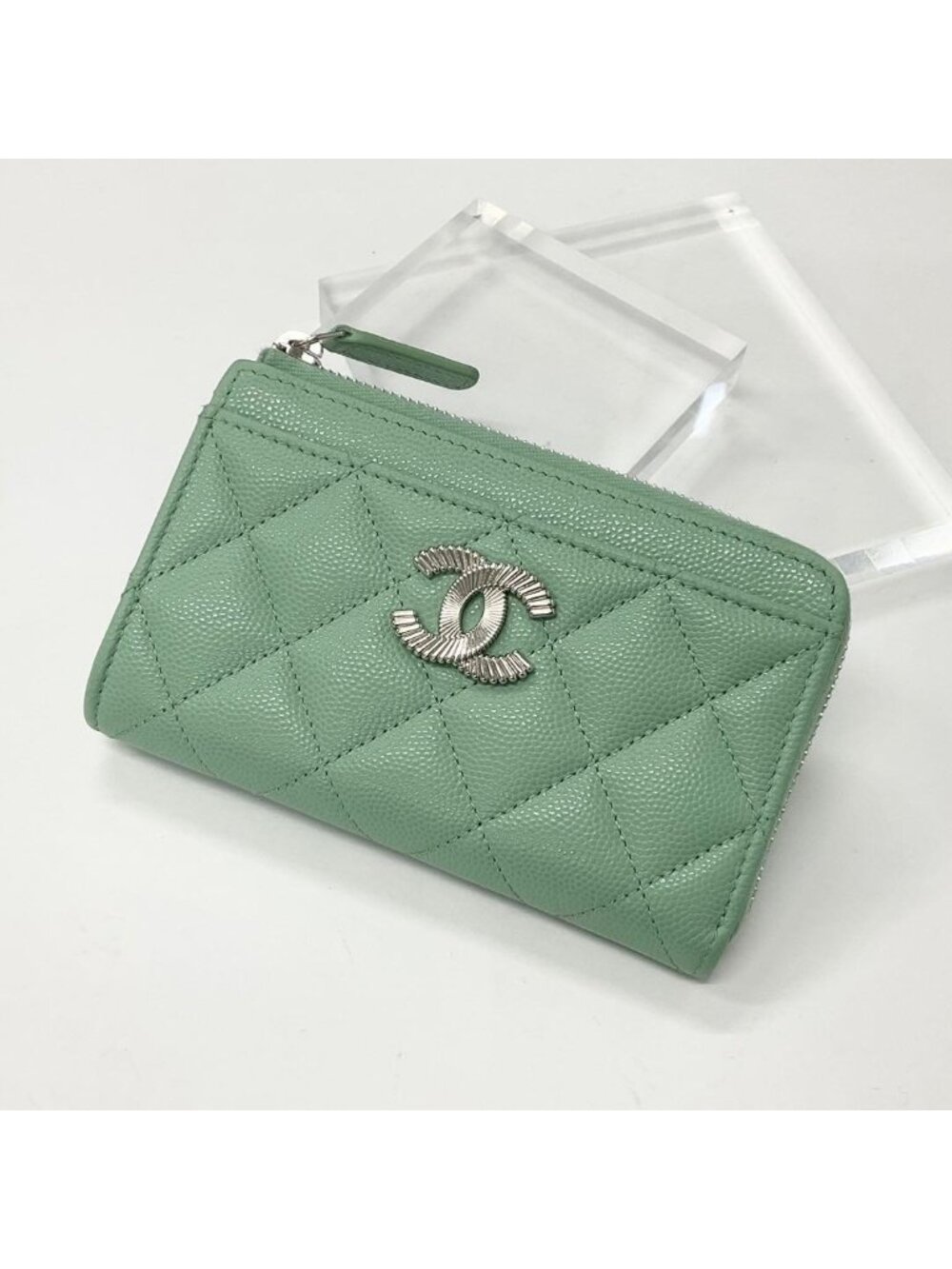 Chanel Quilted CC Logo Fragment Case Card